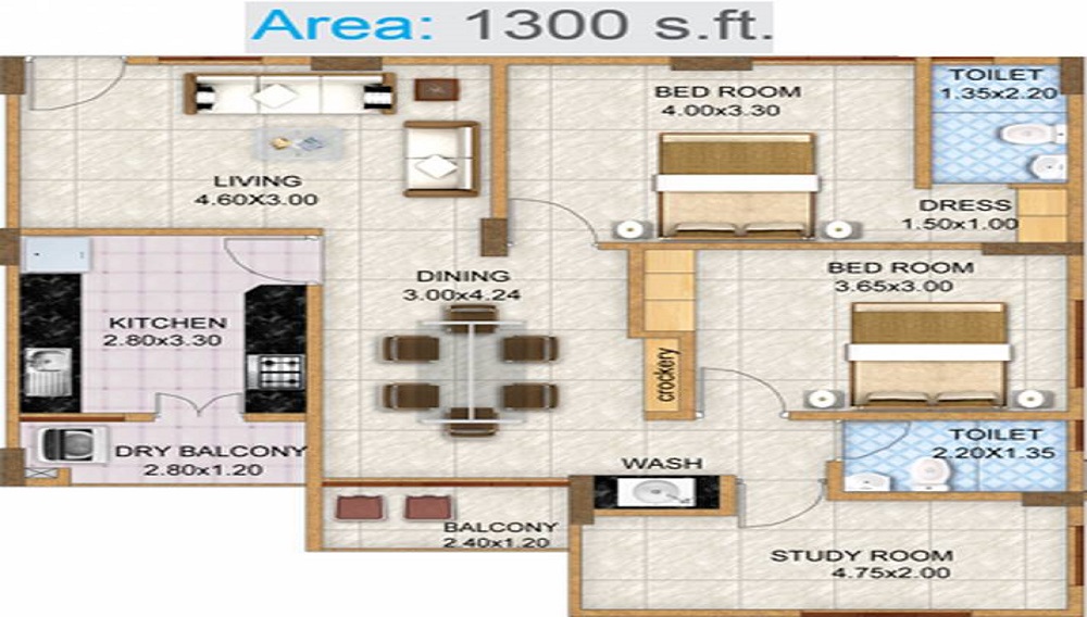 MRG Shiva Priya Floor Plan