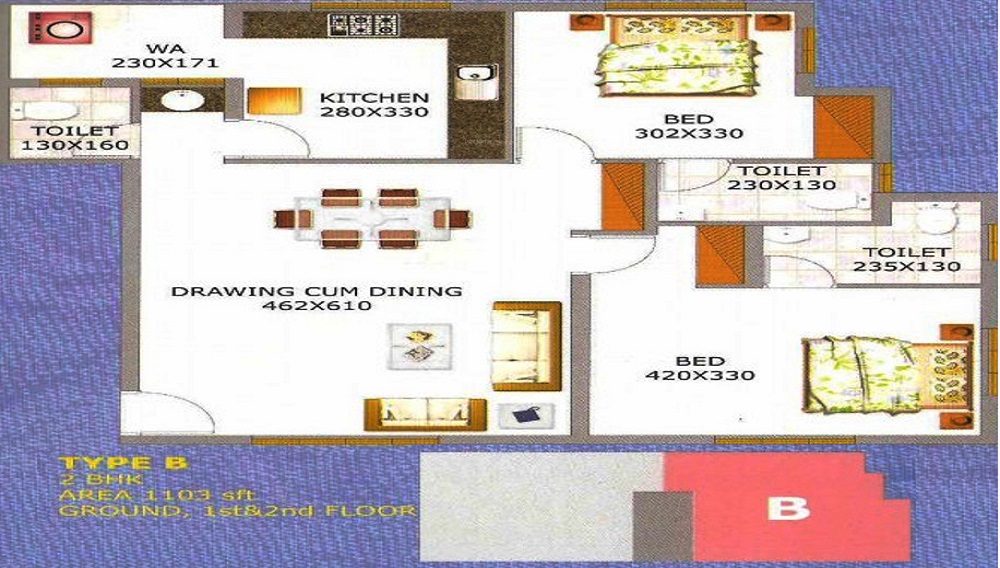 Alukkas Parpidam Floor Plan