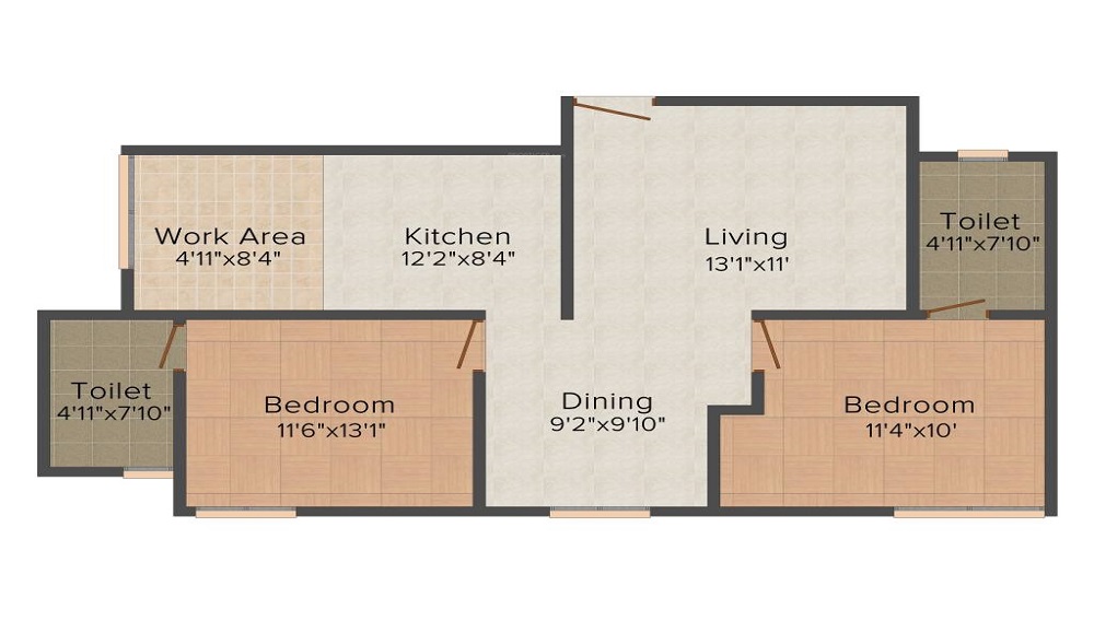 Oceanus Sunshine Floor Plan