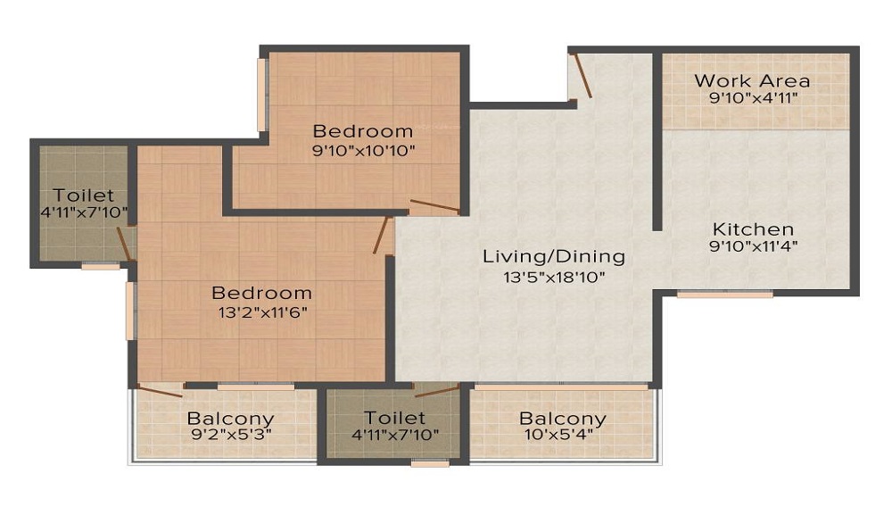 Oceanus Sunshine Floor Plan