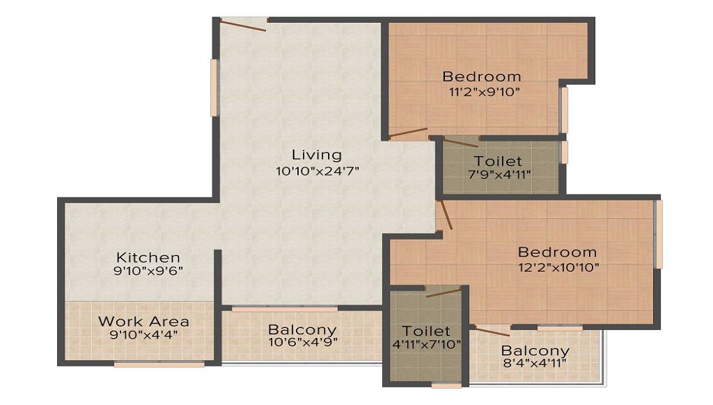 Oceanus Sunshine Floor Plan