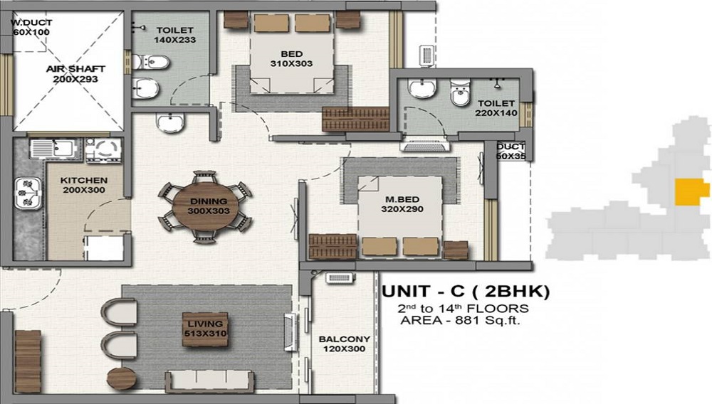 Malabar Orchid Park Floor Plan