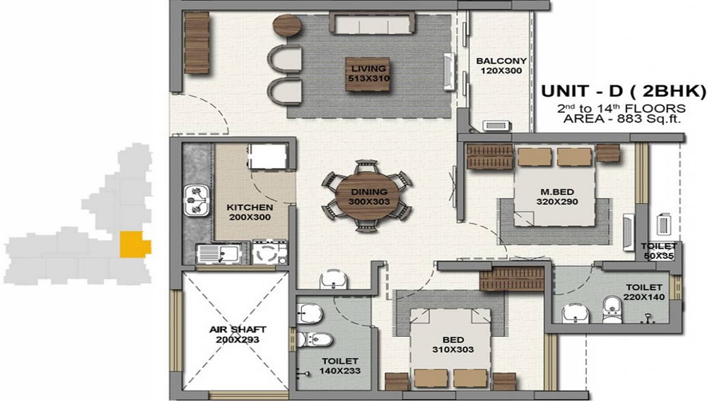 Malabar Orchid Park Floor Plan