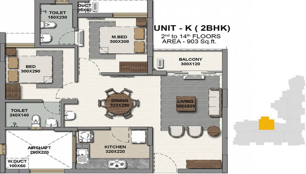 Malabar Orchid Park Floor Plan