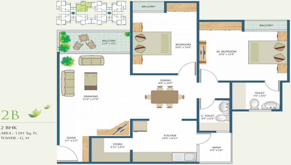 Alembic Shangri La Floor Plan