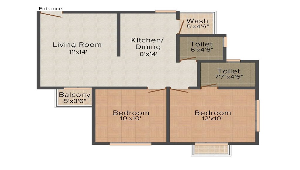 Lilleria Aashiana Floor Plan
