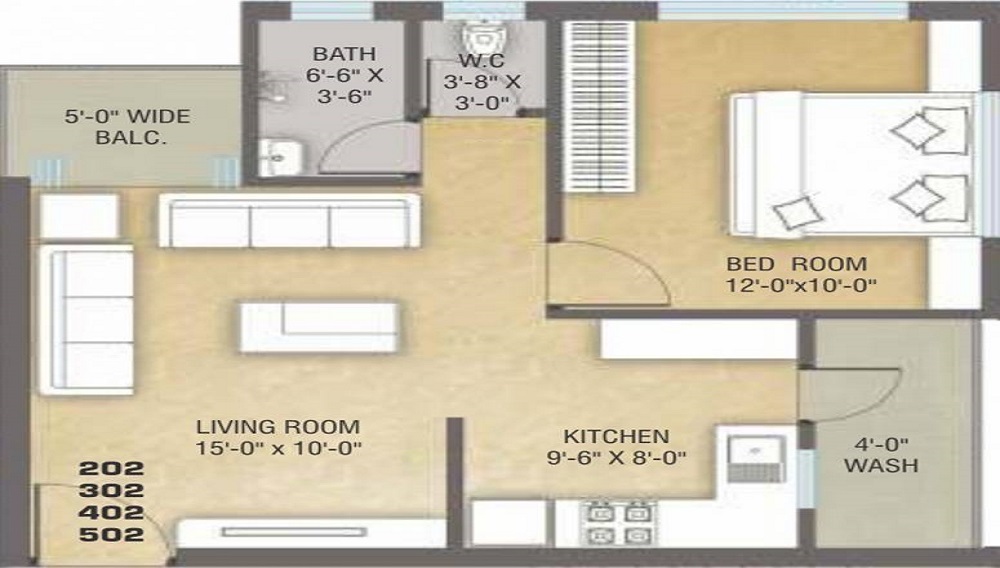 Vedant Pearl Garden Floor Plan