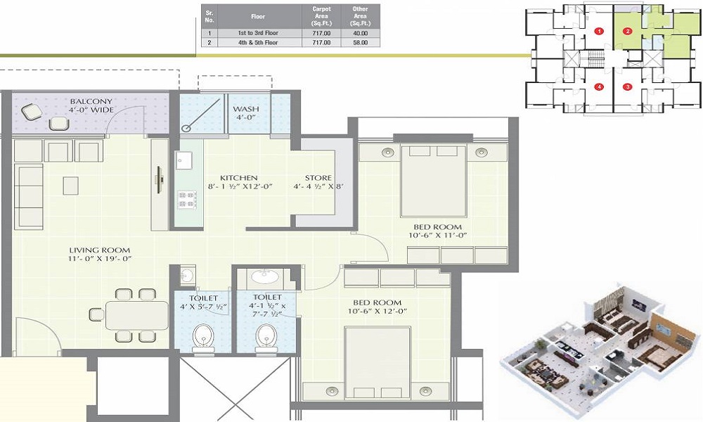 Mangla Greens Floor Plan