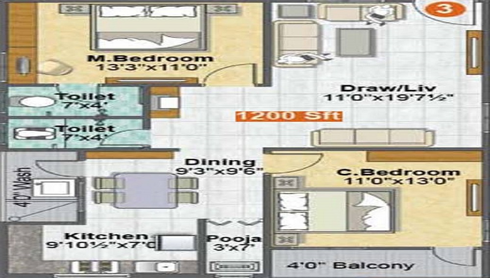 Sri Aishwarya Grand Floor Plan