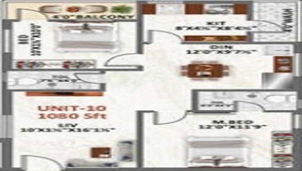 Vijaya Honey Heights Floor Plan