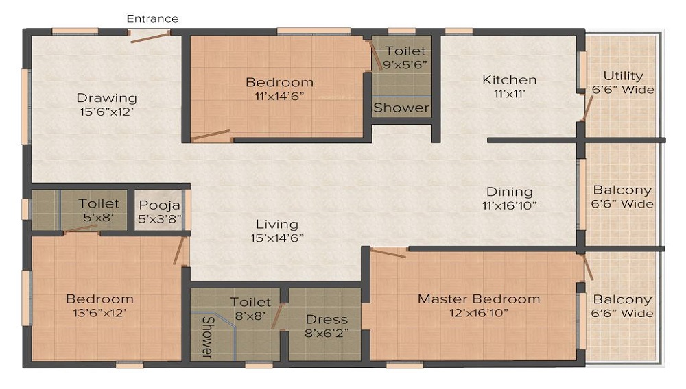 Lansum Oxygen Towers Floor Plan