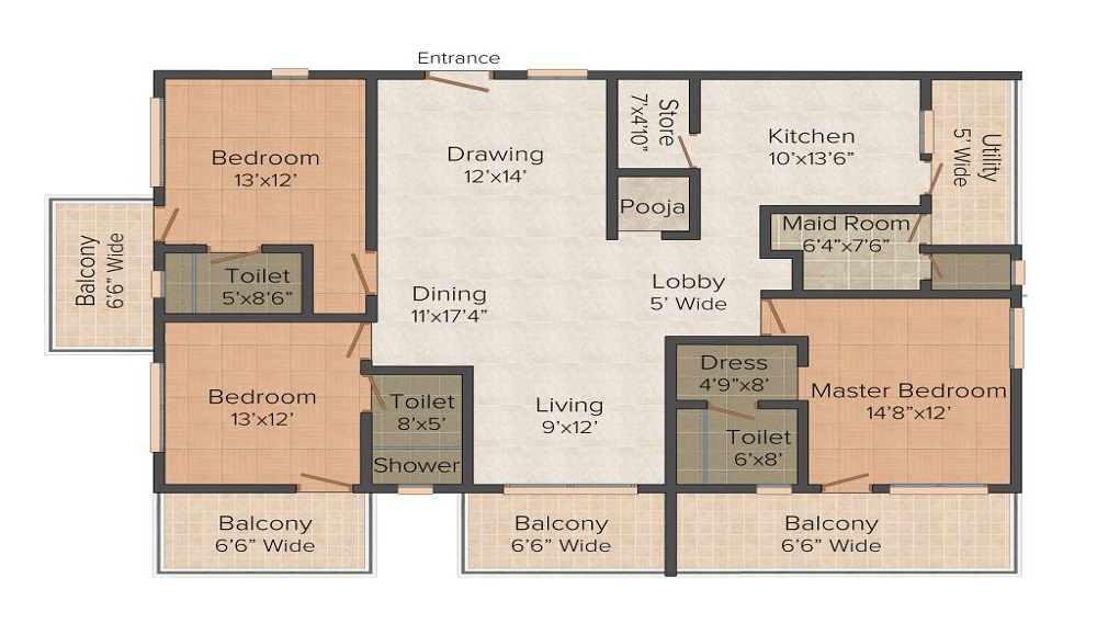 Lansum Oxygen Towers Floor Plan