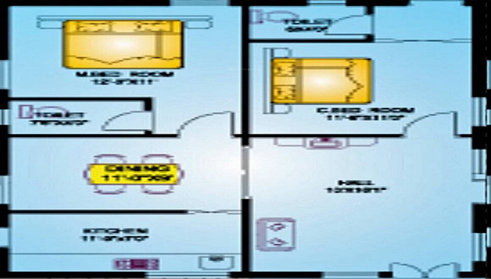 STBL Sita Rama Gardens Floor Plan