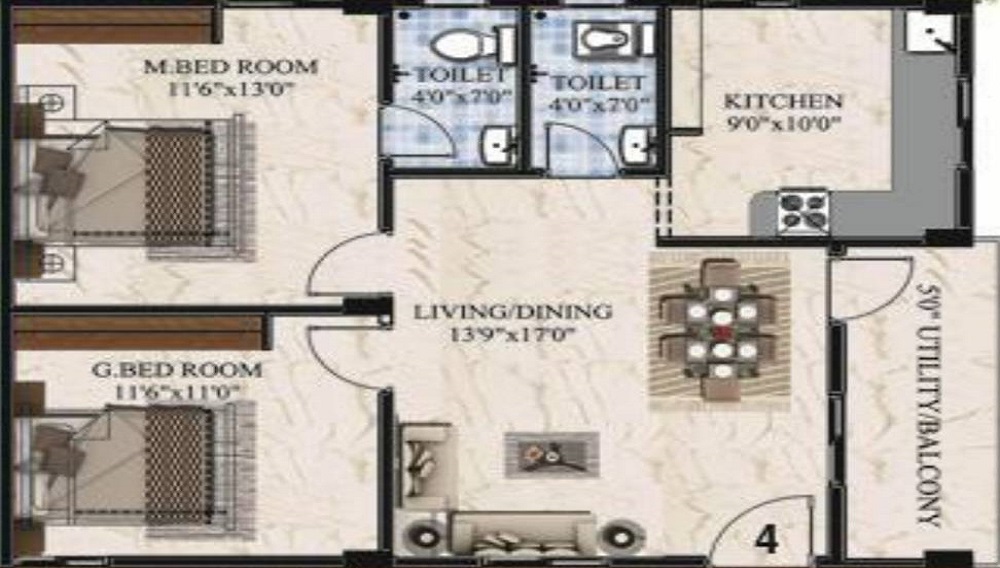 Wellfare Delights Floor Plan