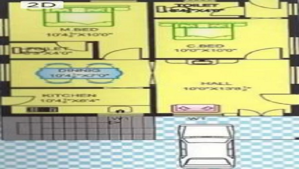 STBL Lakshmi Prasanna Gardens Floor Plan