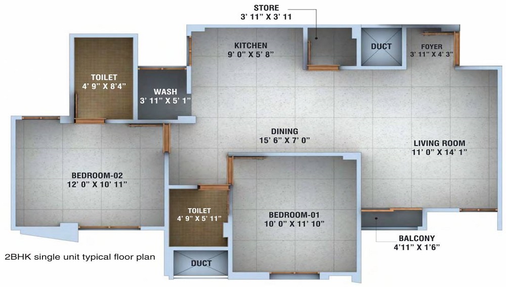 Pratham Paradise Floor Plan