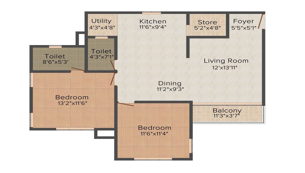 Pratham Bluets Floor Plan