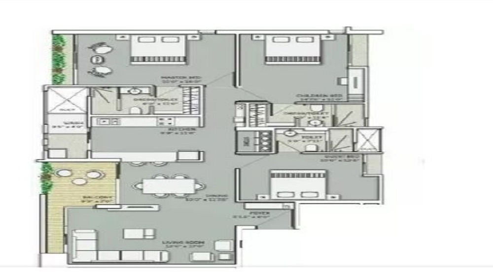 Nilamber Edifice Floor Plan