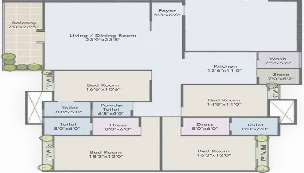 Raama Palacio Floor Plan