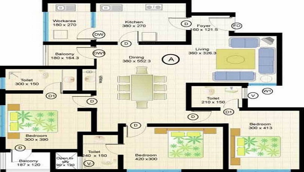 Heera Gate Floor Plan