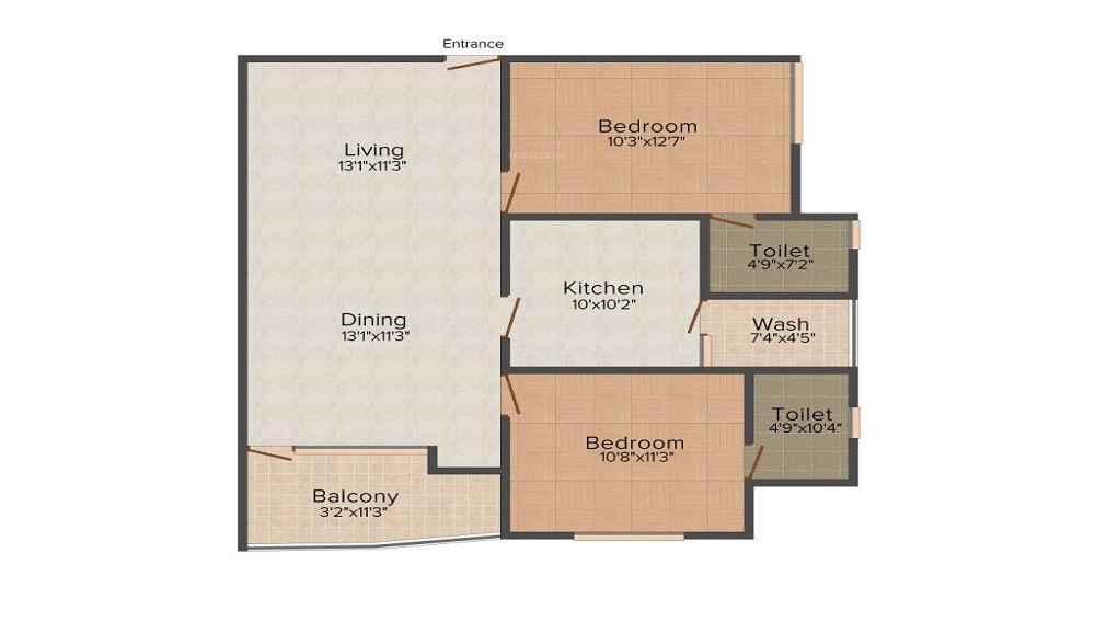 Heera The River Park Floor Plan