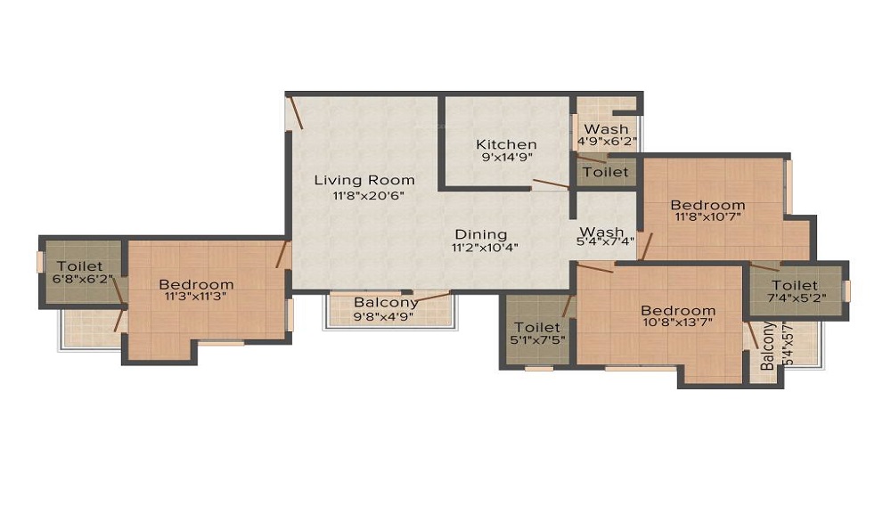 Heera Courtyard Floor Plan