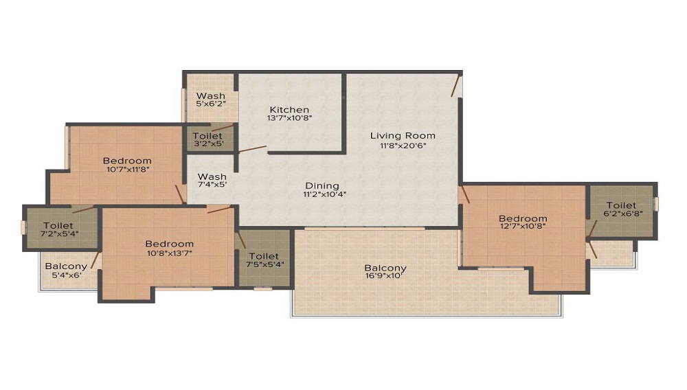 Heera Courtyard Floor Plan