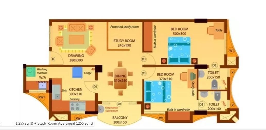 Heera Blue Berry Floor Plan