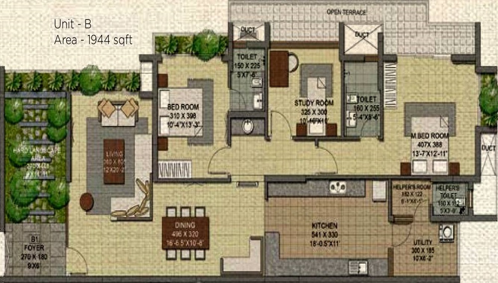 Malabar Grand Oak Floor Plan