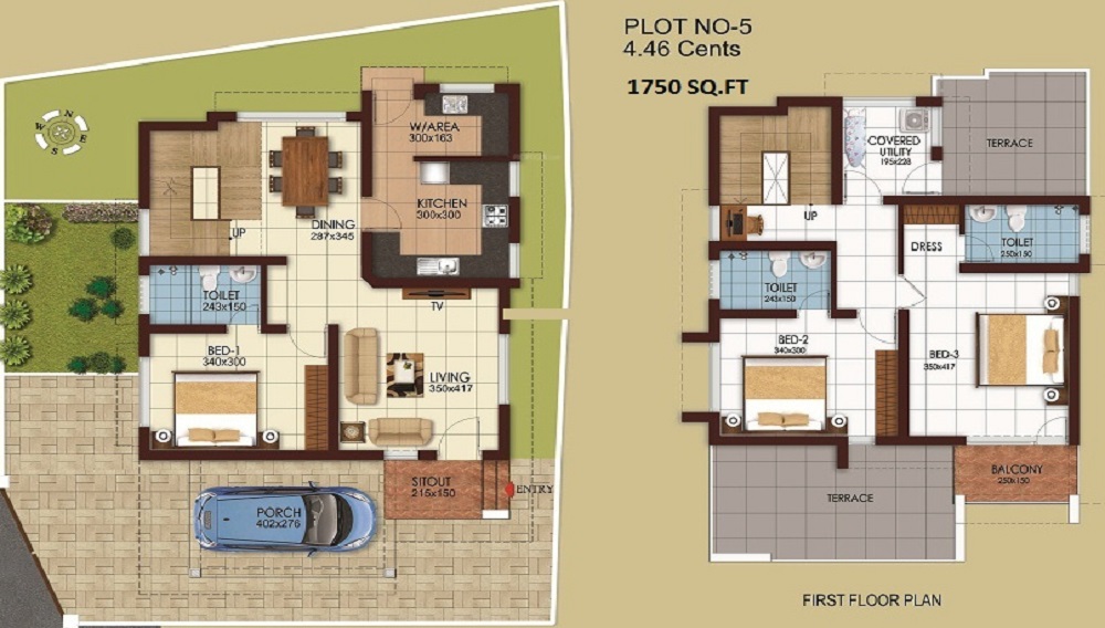 Sun Temple Square Floor Plan