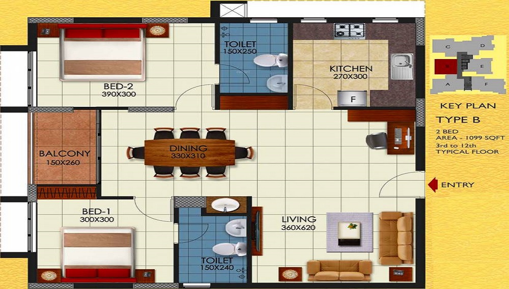 Sun Medanta Floor Plan