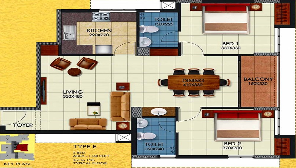Sun Medanta Floor Plan