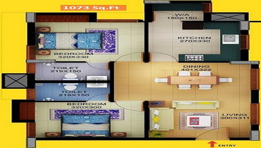 Sun Elecasa Floor Plan