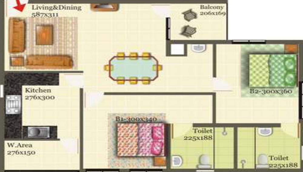 Sun Elegance Floor Plan