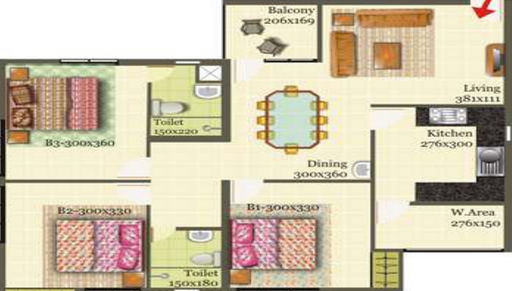 Sun Elegance Floor Plan