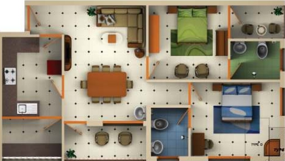 Sun Royal Floor Plan