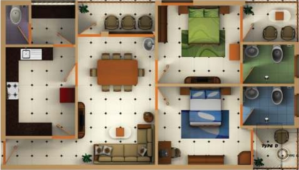 Sun Royal Floor Plan
