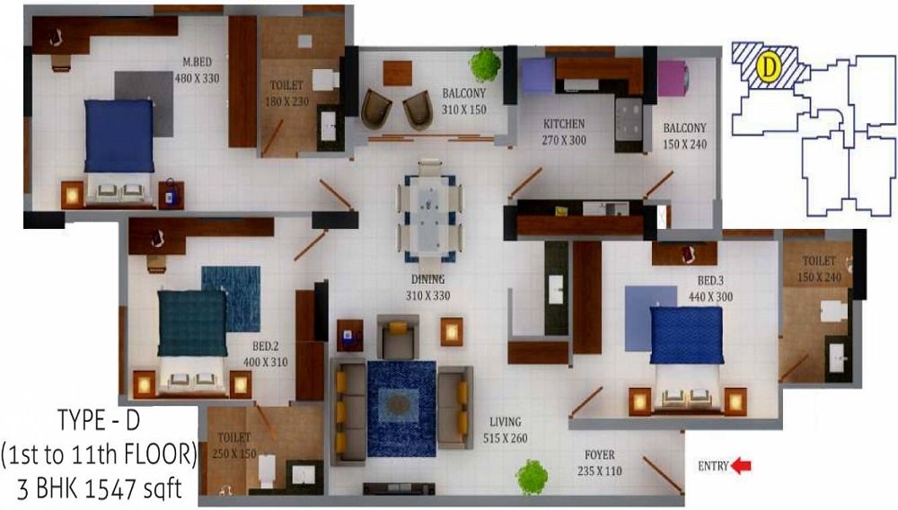 SFS Blue Bay Floor Plan