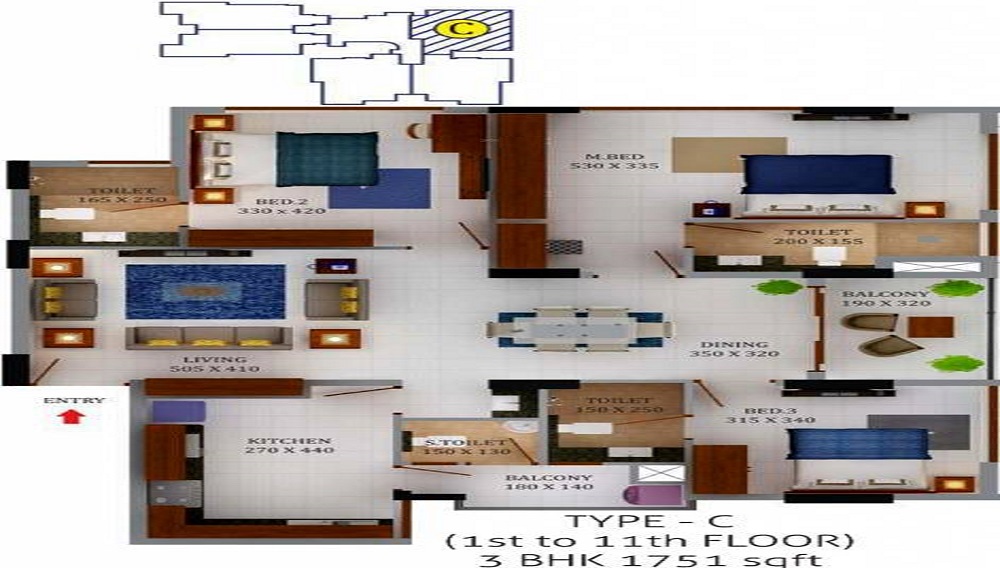 SFS Blue Bay Floor Plan