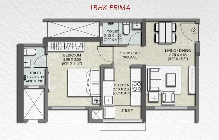 Kalpataru Srishti Floor Plan