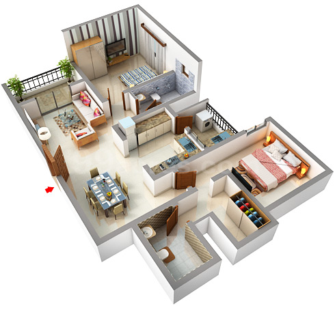 Sobha City Bangalore Floor Plan