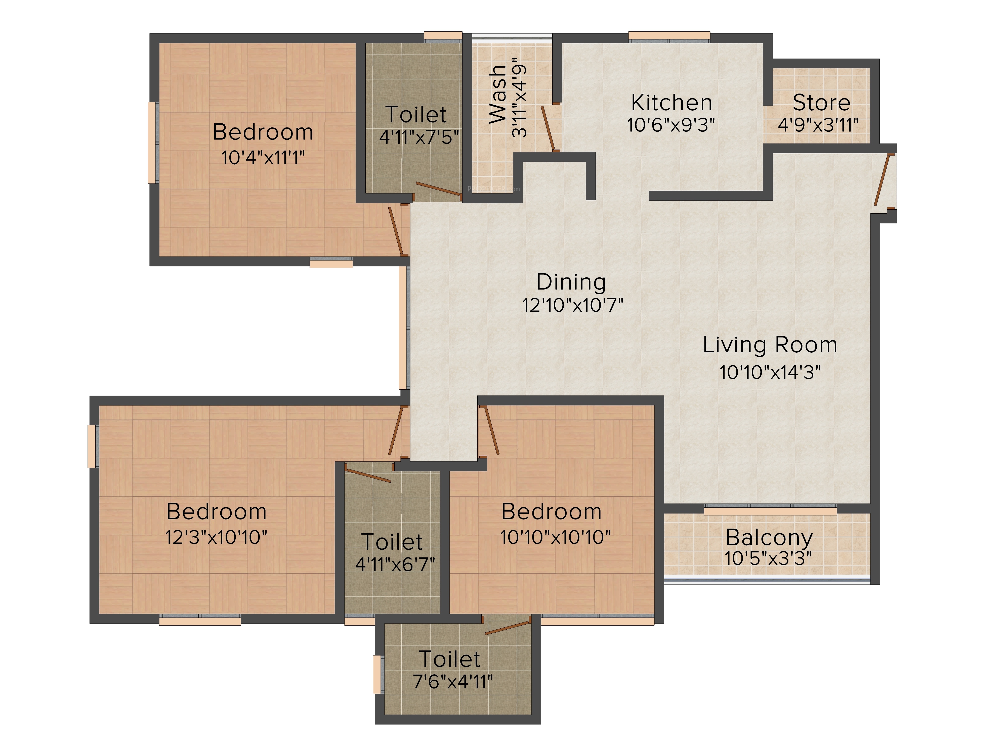 Applewoods Estate Sorrel Floor Plan