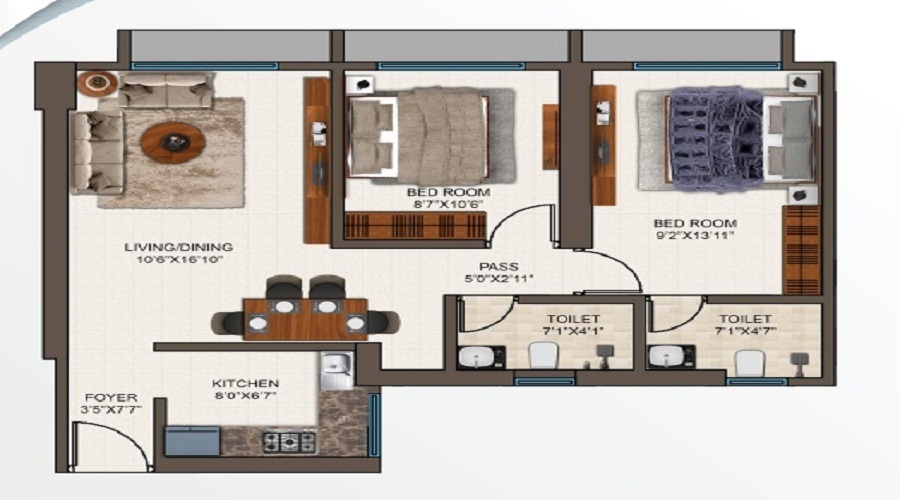 Mayfair Codename SARA Powai Floor Plan