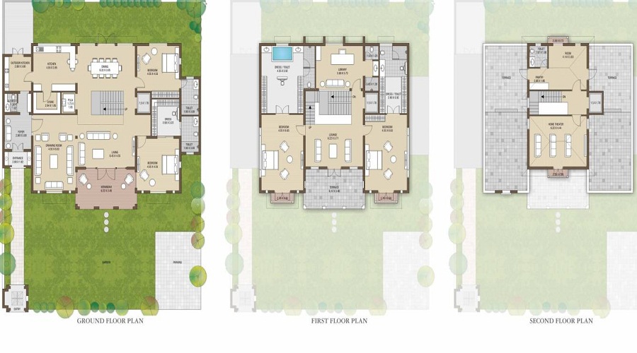 Blue Lotus Villas Floor Plan