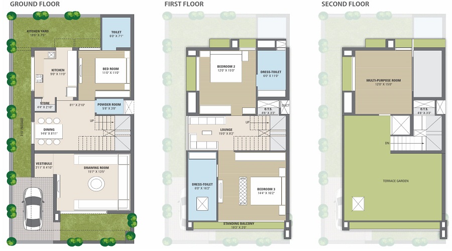 Maruti L Axis Floor Plan