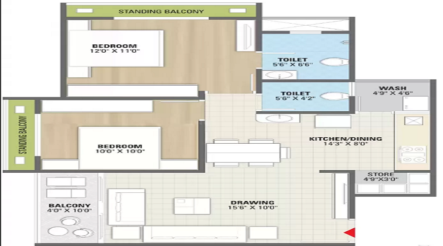 Siddhi Sikshapatri Avenue Floor Plan