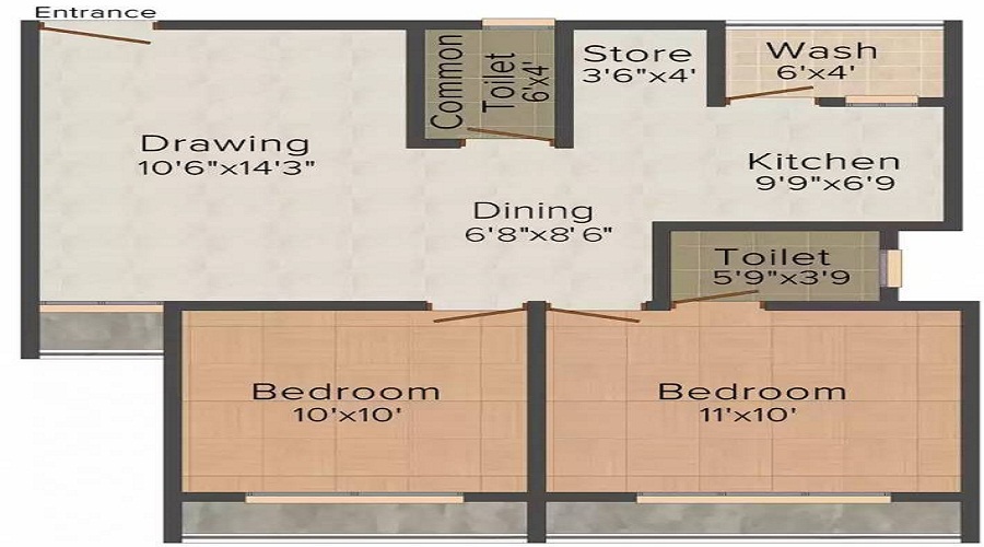Shree Sarju Shakti Aastha Square Floor Plan