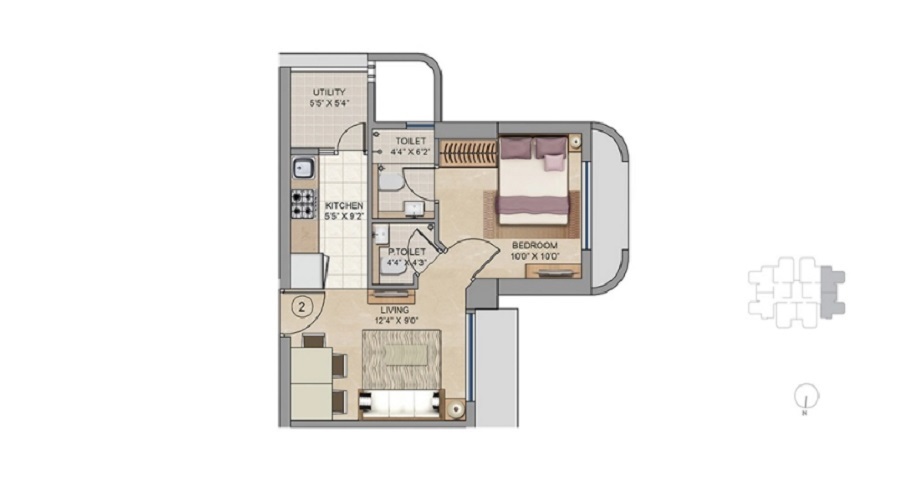 Lodha Unica Floor Plan