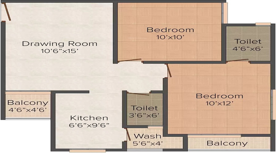 Ashraya Garden Paradise Floor Plan