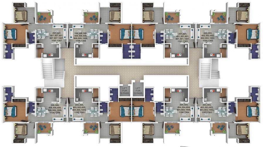 Saheel Itrend Homes Phase III Floor Plan